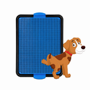 Sanitário Canino Grande Banheiro Pet Educador Xixi Sim Tapete Higiênico Cachorro