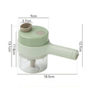 Cortador Triturador Elétrico Multifuncional Aço Inoxidável