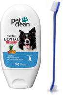 Kit Escova de Dente e Creme dental Tutti Frutti Pet Clean 90g