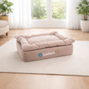 Cama Pequena Confort Pet Sonos com Pillow Removível (Bege)