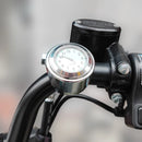 Relógio de quartzo luminoso em alumínio