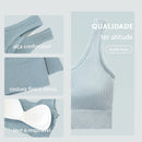 Conjunto de 3 peças: Sutiã sem costura,