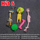Kit com 10 brinquedos antiestresse para filhotes